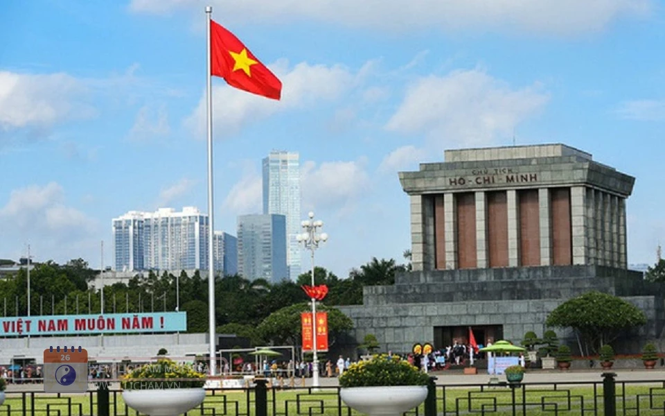 Lăng Chủ tịch Hồ Chí Minh và đưa Người về an nghỉ mãi mãi ở nơi đây.