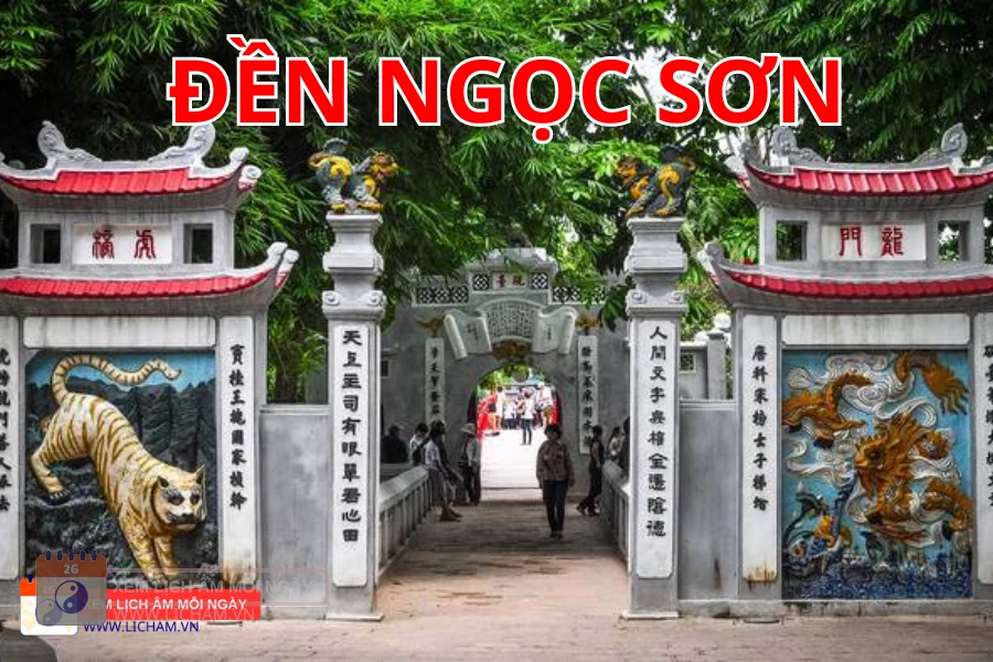 Đền Ngọc Sơn biểu tượng văn hóa du lịch của Hà Nội