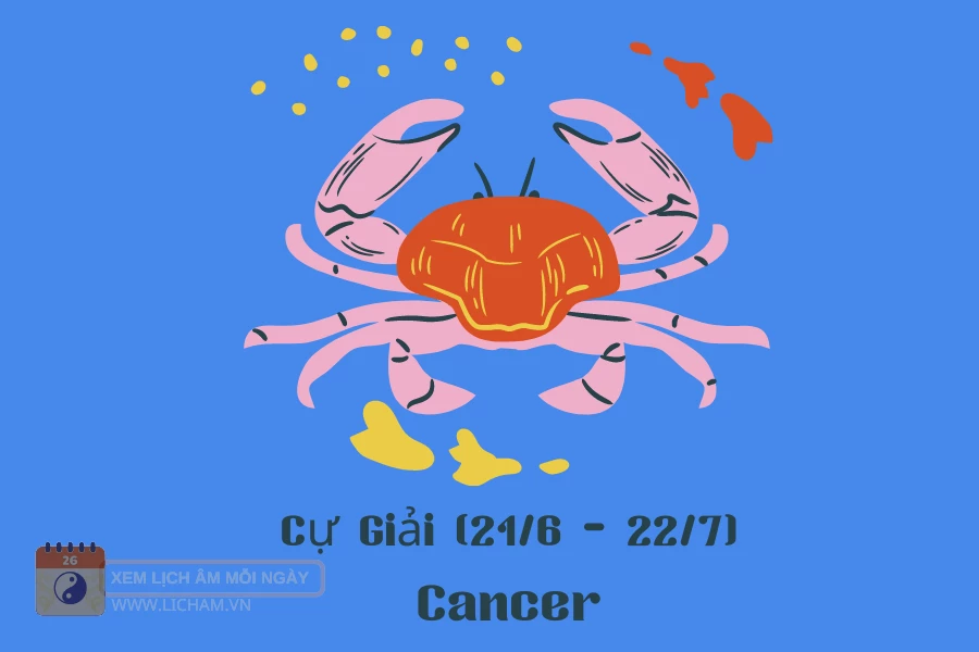 Viết về tính cách, tình yêu, công việc và sự nghiệp Cung Cự Giải - Cancer (21/6  - 22/7)