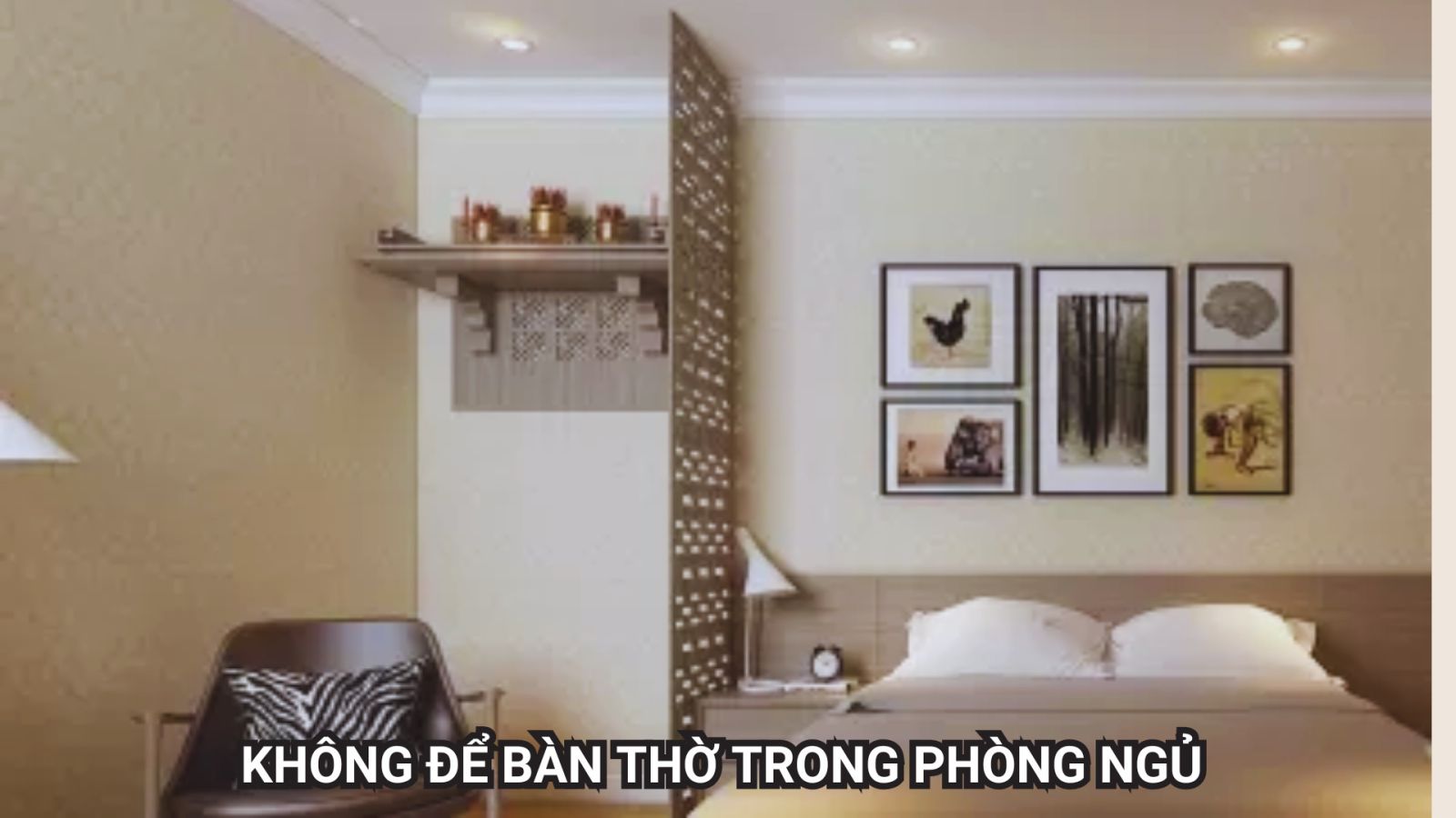 không để Bàn thờ trong phòng ngủ